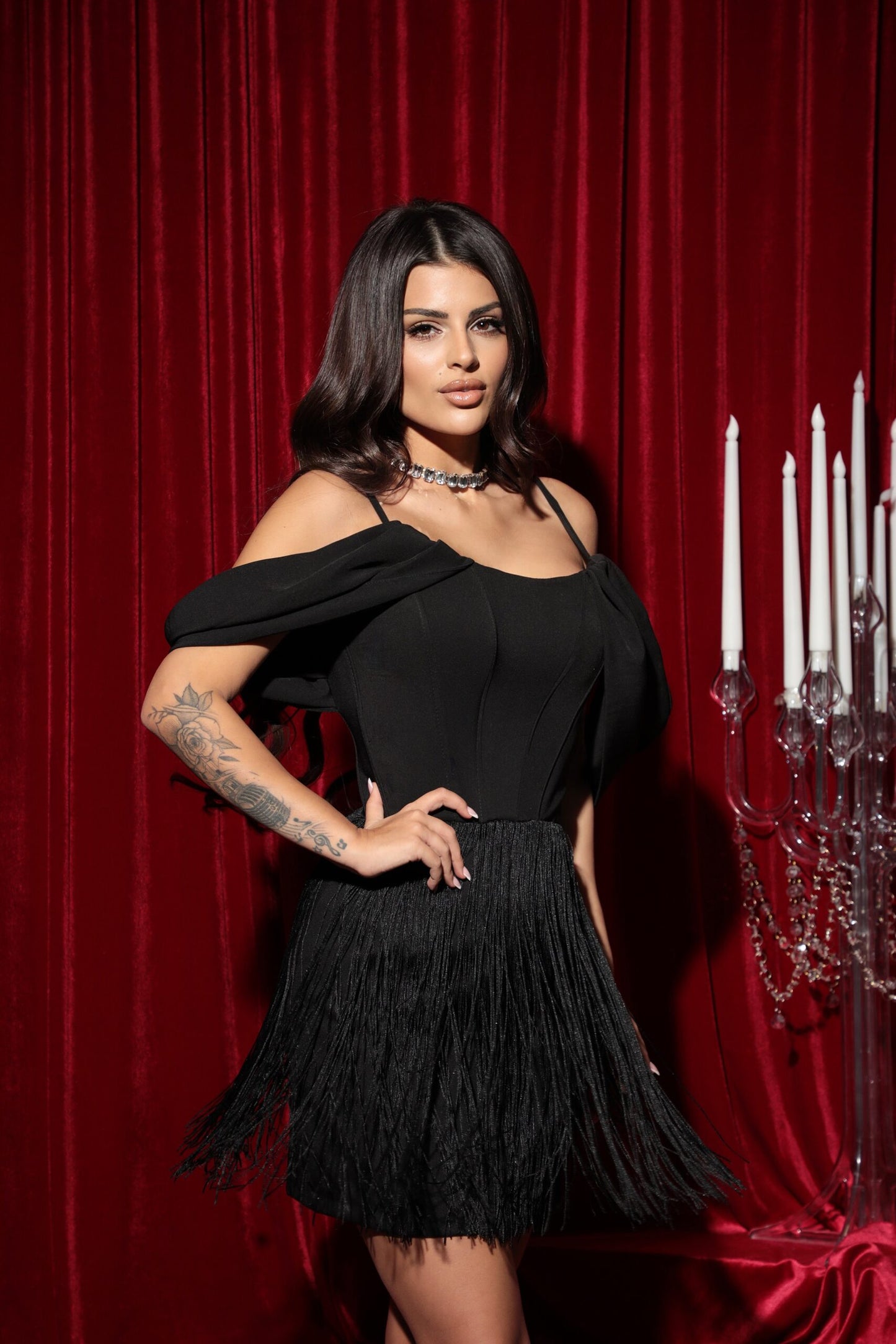 Рокля “Glamour Long Fringes”
