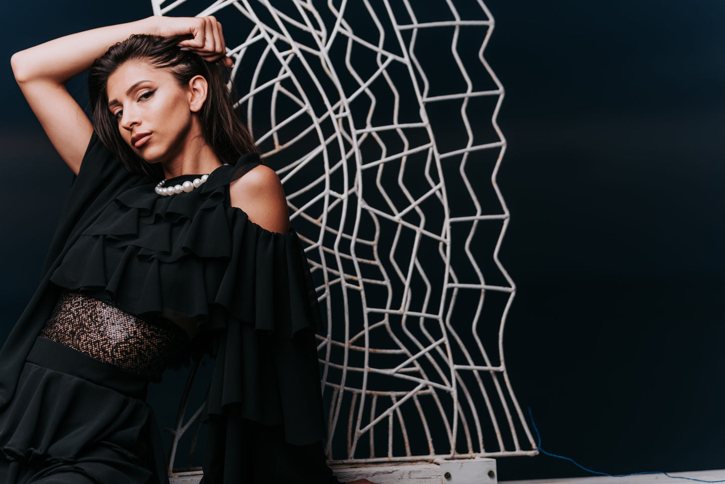 Топ "Narrow Ruffles"