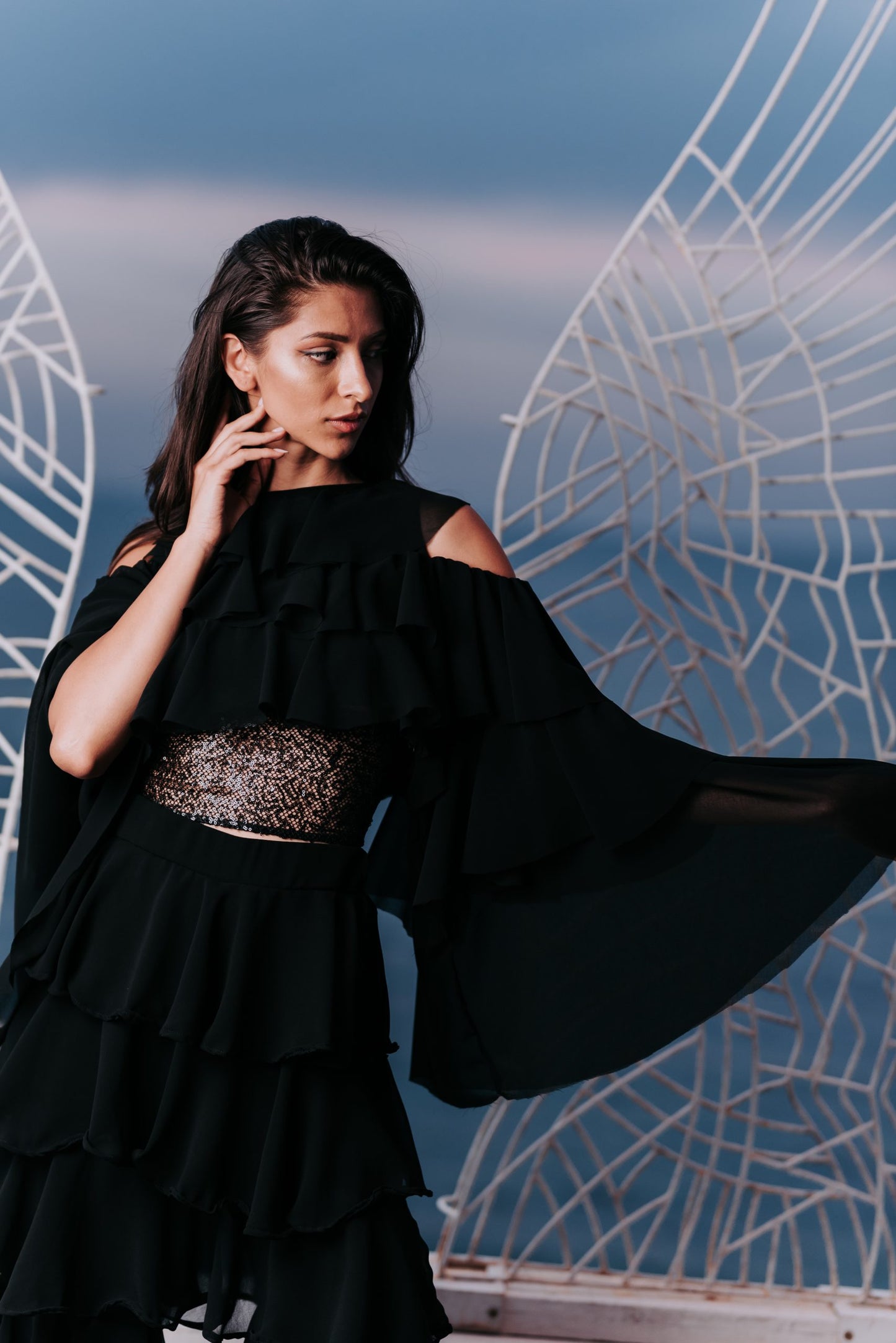 Топ "Narrow Ruffles"