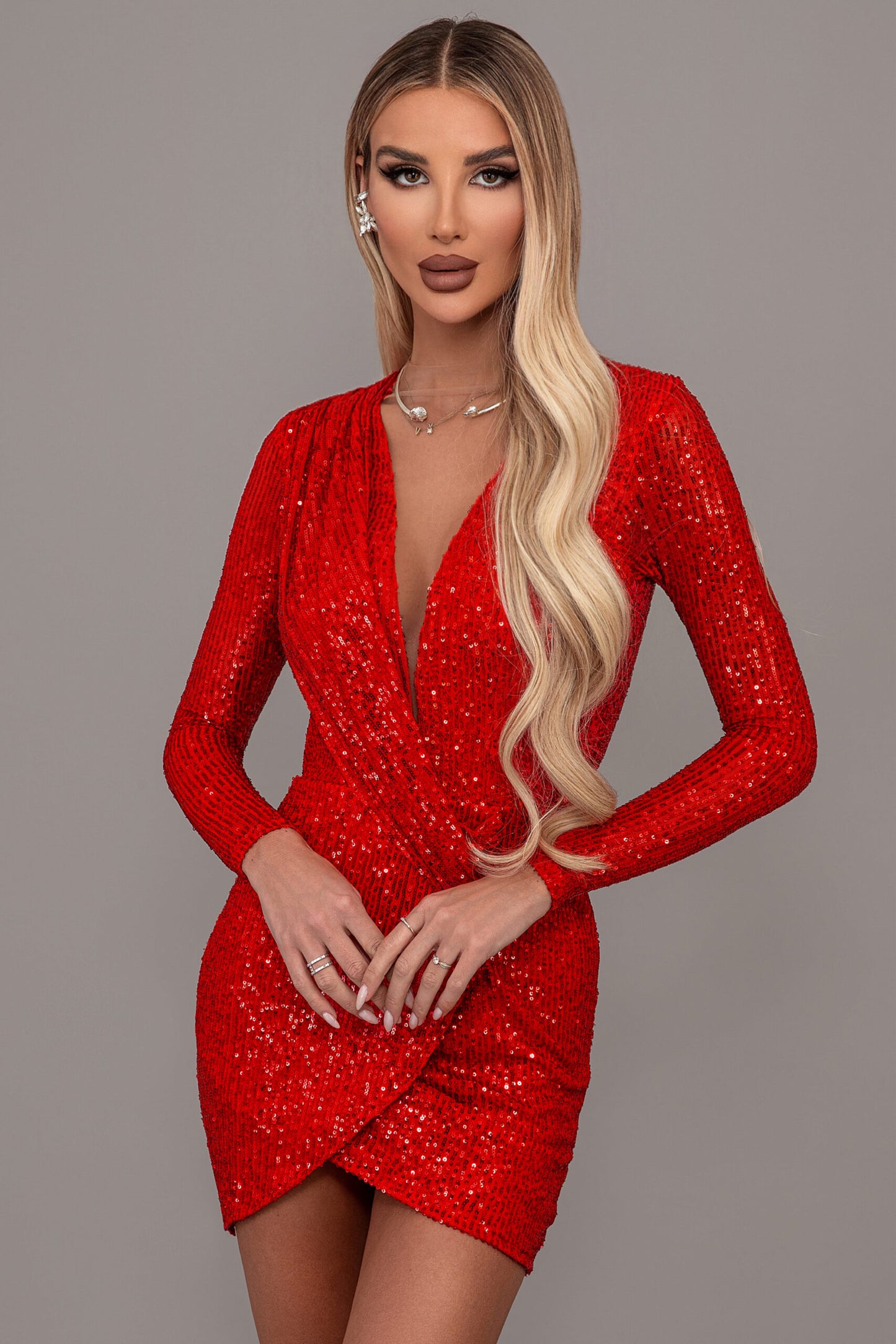 Рокля “Queens Sequin Scarf”